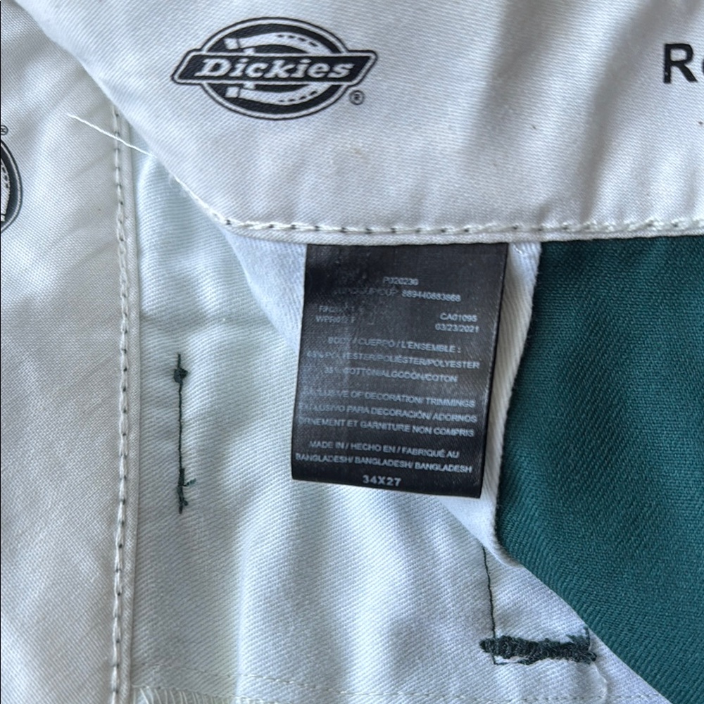 Men's Dickies Green Pants - Picture 3 of 4